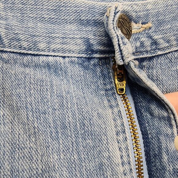 Vintage Riders High Waist Mom Shorts Size 12 30" Light Wash Denim Cotton 90s - Picture 4 of 8